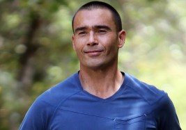 Police officer Anton Kuraia is a cancer patient who is now thriving after treatment and is preparing for an 809 km walk. 07 November 2014 Photograph by John Stone. NAG 08Nov14 -