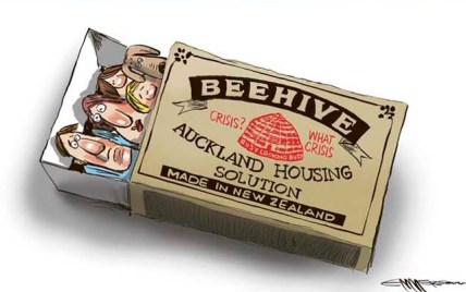 Auckland Housing Crisis cartoon