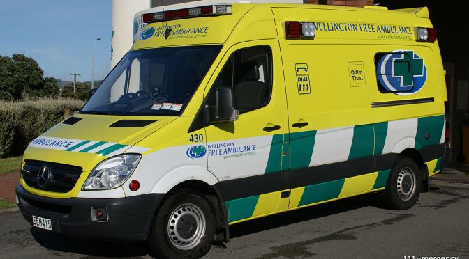 A 93 year old Wellington man who fell & broke his hip, left alone by Free Ambulance staff & told to call his own doctor!