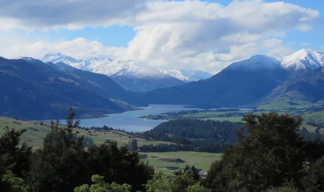 Looking up Lake Wanaka towards Makarora, from the top of Mt Iron - Photo Carol Sawyer