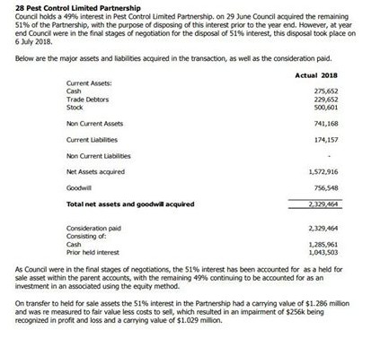 4a. pest control from WCRC rept 1.7.17 to 30.6.18