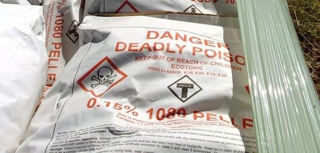 sack of 1080 pellets