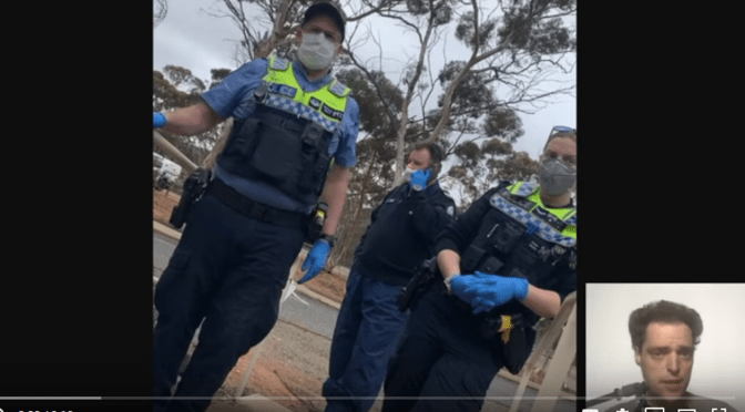 Australian Police Raid a Man’s Home & Forcibly Quarantine him for Refusing a COVID-19 Test