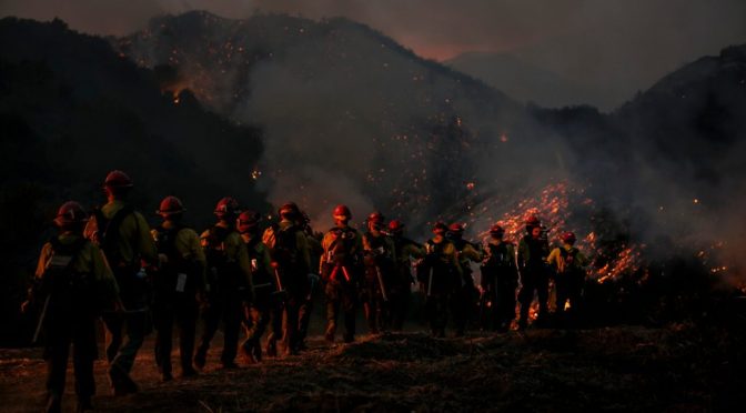 42,000-foot plumes of ash, 143-mph firenadoes 1,500-degree heat – The California Fires are a new HELL on Earth