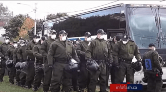 UN Agenda Soldiers Moved In To Quebec (Oct 7, Liberty Talk Canada)