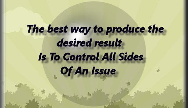 The Best Way to Produce the Desired Result… Again