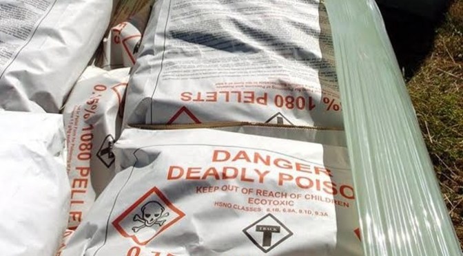 NZ’s DoC & Ospri set for another poisoning spree: cyanide and 1080 near Hokitika & near Kaikoura, more cyanide (Ecocide awareness)