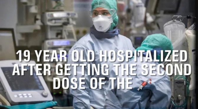 19 Year Old Hospitalized After Getting The Second Dose Of The 💉