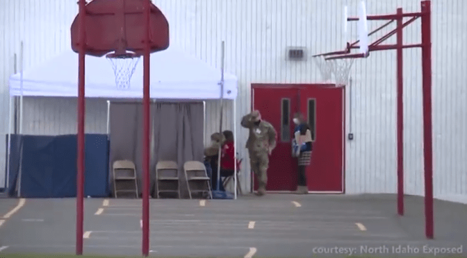 US MILITARY GIVING KIDS CV VX AT SCHOOL