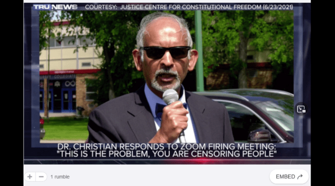 A chilling audio between the Canadian health authorities & the sacked Canadian Surgeon who had voiced safety concerns about CV shots for children