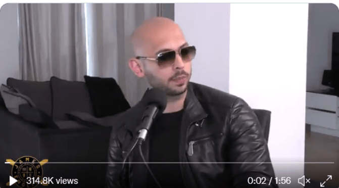 On how the rich DON’T have to follow COVID rules: Andrew “King Cobra” Tate, 4-time world-champion kick-boxer