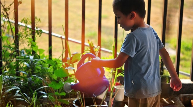 Encourage your children to garden (Wally Richards)
