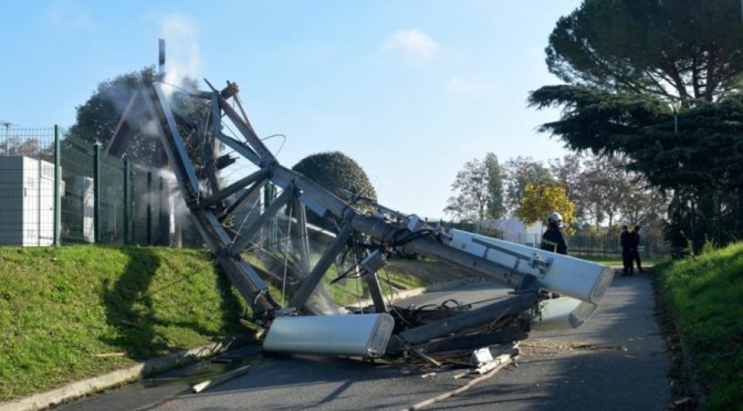 Rebels in France have declared war on the infrastructure of the Fourth Industrial Revolution…sabotaging the widely-hated 5G network