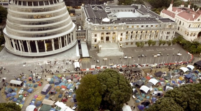 The scale, diversity and structure of the anti-mandate/pro-freedom occupation at the NZ Parliament