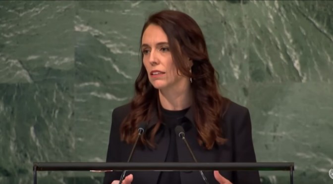Speaking at the UN, NZ’s PM Ardern Has Called For A Global Censorship System