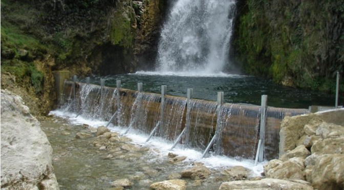 The hydro dam not on the maps at the head of the Esk Valley
