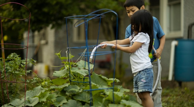 Growing giants by encouraging your children to garden (Wally Richards)