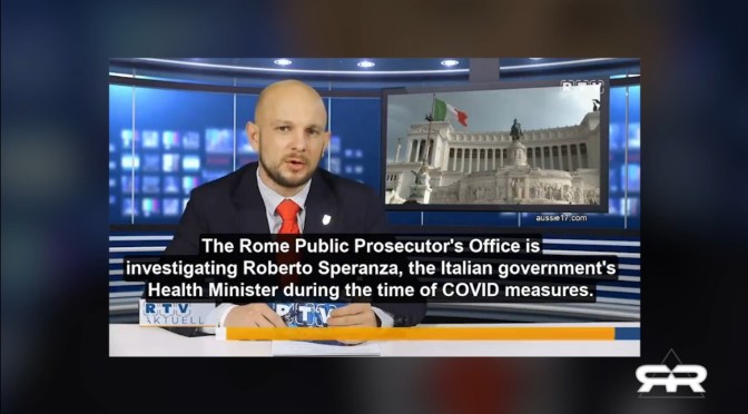 Italian Health Minister Gave Orders To Conceal Vaccination Deaths – Now Under Investigation For Murder