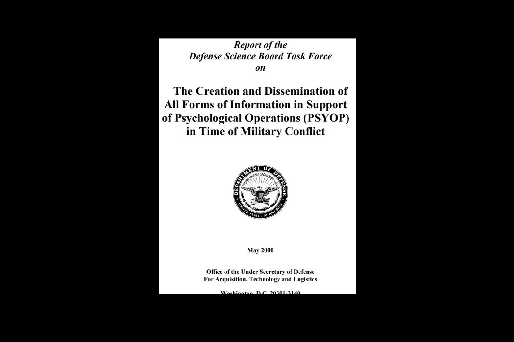 Psyops document from the military