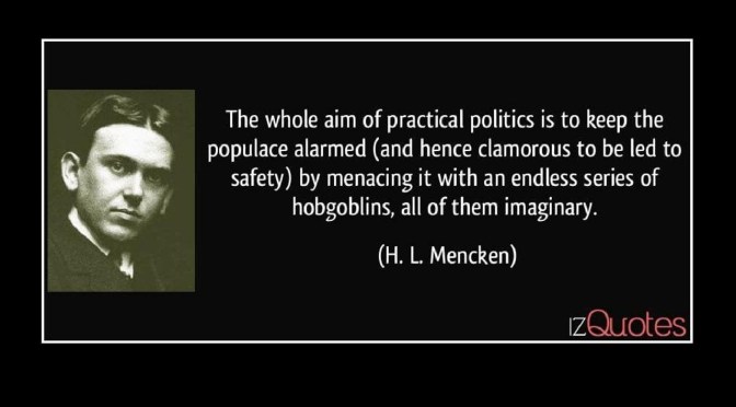 The whole aim of politics