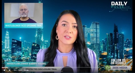 Maria Zee interviews Liz Gunn and Barry Young, NZ  Whistleblower 