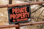 private property sign