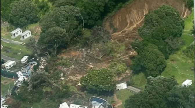 mt maunganui landslide RNZ