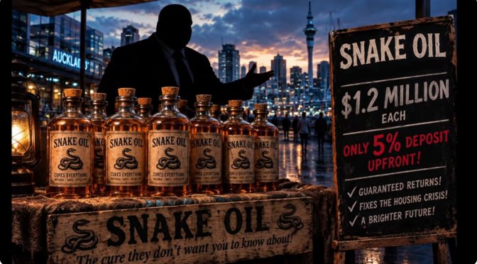 snake oil housing scheme nz